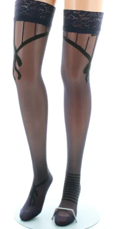 Clearance Berthe Aux Grands Pieds Bas autofixants sexy et chics Noeuds Noir