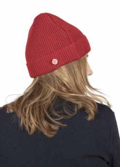 Discount Berthe Aux Grands Pieds Bonnet mixte Rouge en pure laine merinos