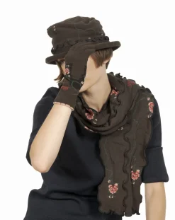 Sale Berthe Aux Grands Pieds Chapeau coton femme fleurs