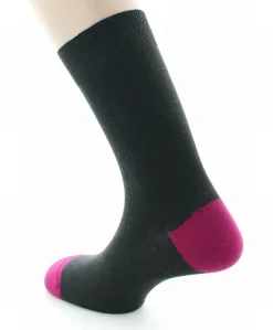 Fashion Berthe Aux Grands Pieds Chaussettes Archimède anthracite / fushia
