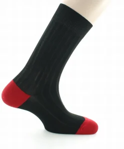 Fashion Berthe Aux Grands Pieds Chaussettes Aristote noir / vigne