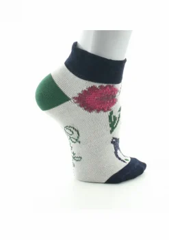 Outlet Berthe Aux Grands Pieds Chaussettes bébé coton fil d'Ecosse Fleurs et Feuilles