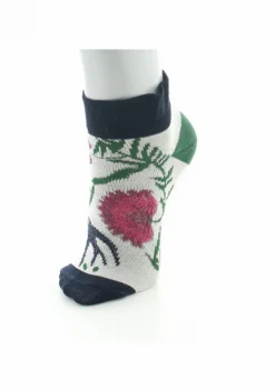 Outlet Berthe Aux Grands Pieds Chaussettes bébé coton fil d'Ecosse Fleurs et Feuilles
