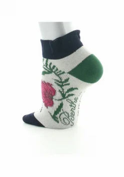 Outlet Berthe Aux Grands Pieds Chaussettes bébé coton fil d'Ecosse Fleurs et Feuilles
