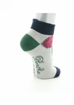 Outlet Berthe Aux Grands Pieds Chaussettes bébé coton fil d'Ecosse Fleurs et Feuilles