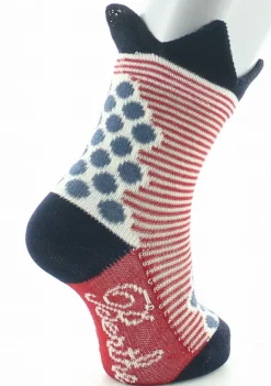 Online Berthe Aux Grands Pieds Chaussettes bébé coton fil d'Ecosse pois et rayures à couronne