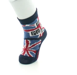 Fashion Berthe Aux Grands Pieds Chaussettes bébé fil d'Ecosse flag punk