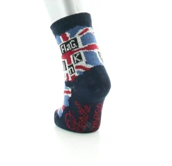 Fashion Berthe Aux Grands Pieds Chaussettes bébé fil d'Ecosse flag punk