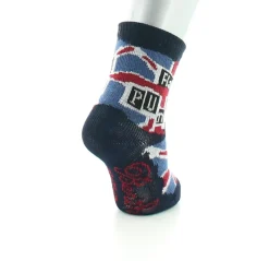 Fashion Berthe Aux Grands Pieds Chaussettes bébé fil d'Ecosse flag punk