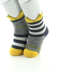 Online Berthe Aux Grands Pieds Chaussettes bébé laine peignée couronne jaune