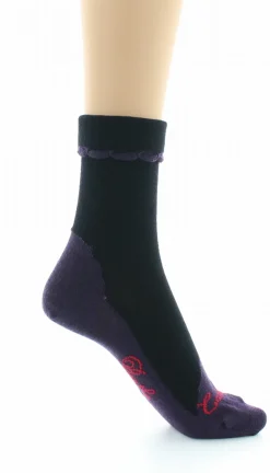 Clearance Berthe Aux Grands Pieds Chaussettes cachemire noir