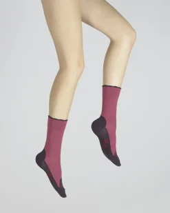 Fashion Berthe Aux Grands Pieds Chaussettes cachemire rose