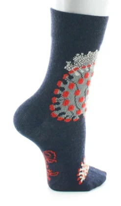 Clearance Berthe Aux Grands Pieds Chaussettes Corail des mers chaudes