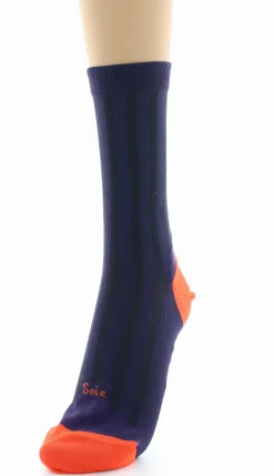 New Berthe Aux Grands Pieds Chaussettes en soie raisin