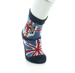 Outlet Berthe Aux Grands Pieds Chaussettes enfant fil d'Ecosse flag punk