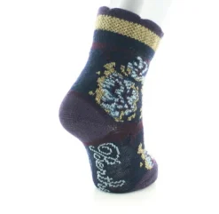 Clearance Berthe Aux Grands Pieds Chaussettes enfant laine peignée fleurs de kimono