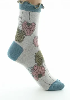 Clearance Berthe Aux Grands Pieds Chaussettes femme fil d'Ecosse Monnaie du Pape