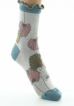 Clearance Berthe Aux Grands Pieds Chaussettes femme fil d'Ecosse Monnaie du Pape