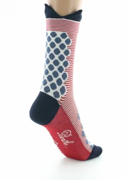 Online Berthe Aux Grands Pieds Chaussettes femme fil d'Ecosse couronne bleue