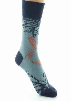 Discount Berthe Aux Grands Pieds Chaussettes femme fil d'Ecosse Poisson Japonais