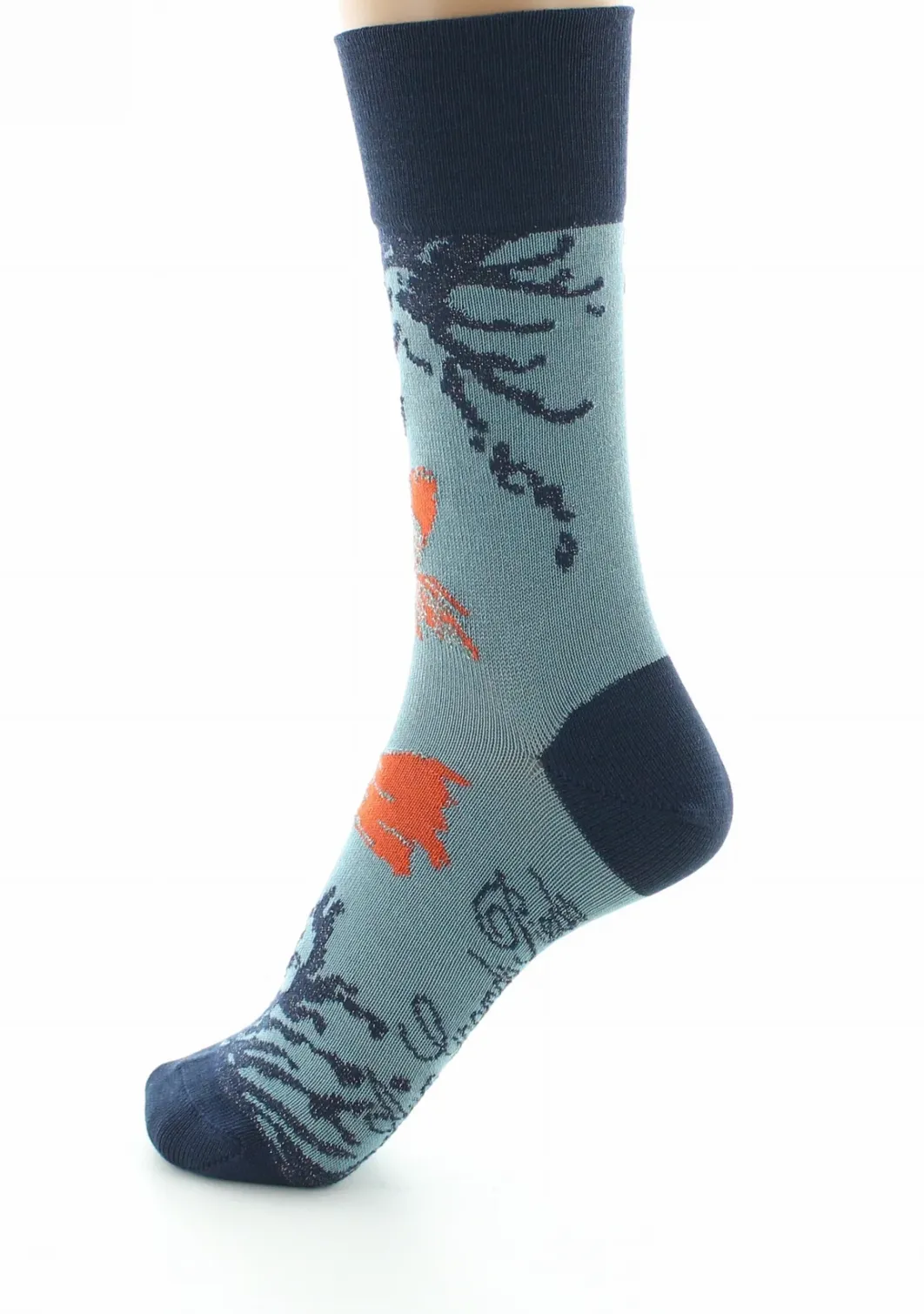 Discount Berthe Aux Grands Pieds Chaussettes femme fil d'Ecosse Poisson Japonais