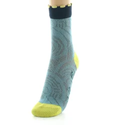 Sale Berthe Aux Grands Pieds Chaussettes femme fil d'Ecosse motifs Art Déco