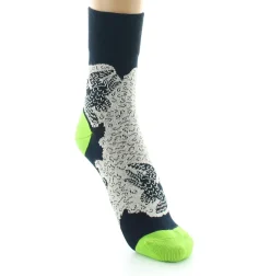 Hot Berthe Aux Grands Pieds Chaussettes femme fil d'Ecosse l'oiseau