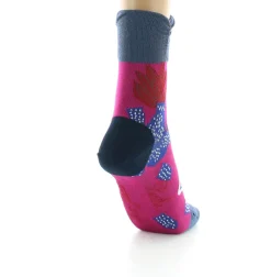 Outlet Berthe Aux Grands Pieds Chaussettes femme fil d'ecosse fleurs sauvages
