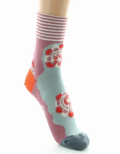 Sale Berthe Aux Grands Pieds Chaussettes Femme Fleurs Graphiques