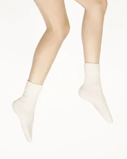 New Berthe Aux Grands Pieds Chaussettes femme laine et acrylique écru