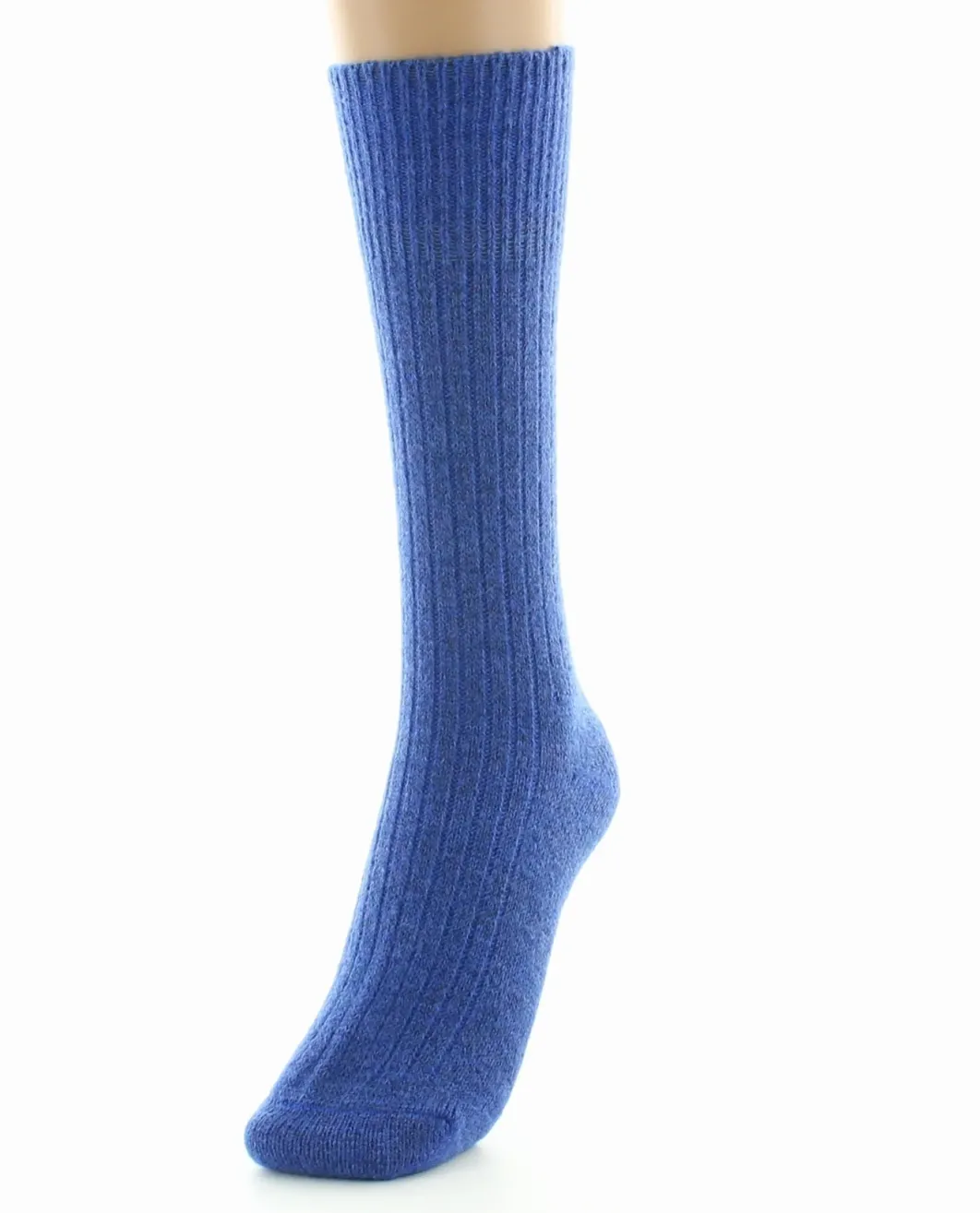 Fashion Berthe Aux Grands Pieds Chaussettes femme laine et acrylique bleu