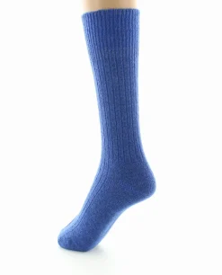 Fashion Berthe Aux Grands Pieds Chaussettes femme laine et acrylique bleu