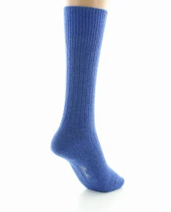 Fashion Berthe Aux Grands Pieds Chaussettes femme laine et acrylique bleu