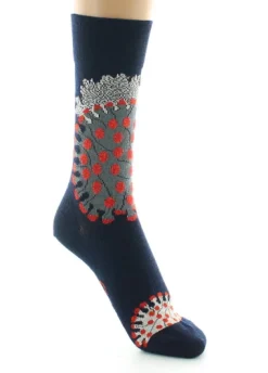 Discount Berthe Aux Grands Pieds Chaussettes femme laine peignée coraux