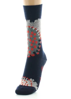 Discount Berthe Aux Grands Pieds Chaussettes femme laine peignée coraux