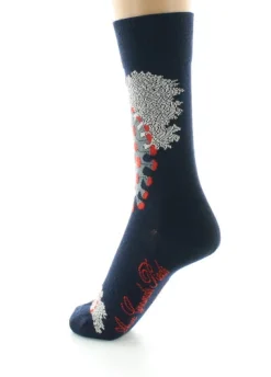 Discount Berthe Aux Grands Pieds Chaussettes femme laine peignée coraux