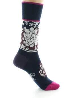 Clearance Berthe Aux Grands Pieds Chaussettes femme laine peignée kimono