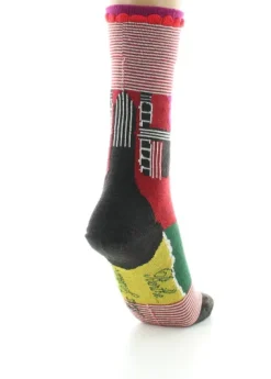 Clearance Berthe Aux Grands Pieds Chaussettes femme laine peignée cubisme