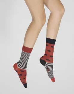Discount Berthe Aux Grands Pieds Chaussettes Femme Pois et Rayures