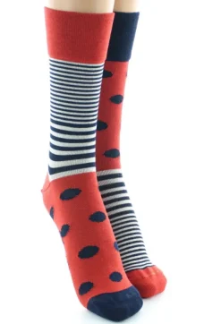 Discount Berthe Aux Grands Pieds Chaussettes Femme Pois et Rayures