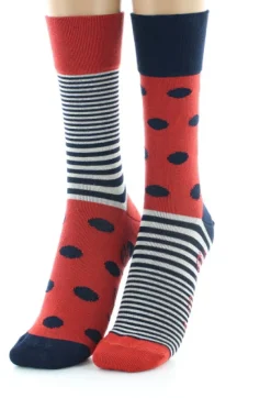 Discount Berthe Aux Grands Pieds Chaussettes Femme Pois et Rayures