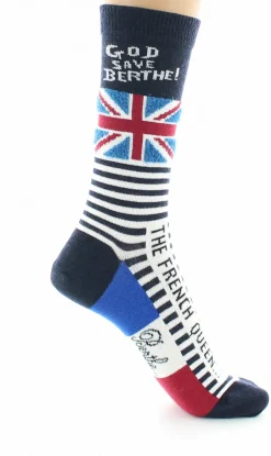 Outlet Berthe Aux Grands Pieds Chaussettes God Save Berthe Marine