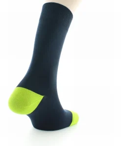 Outlet Berthe Aux Grands Pieds Chaussettes Gonzague marine / vert pomme
