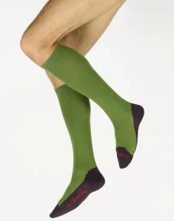 Discount Berthe Aux Grands Pieds Chaussettes hautes cachemire vert