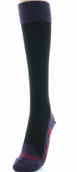 Online Berthe Aux Grands Pieds Chaussettes hautes cachemire noire
