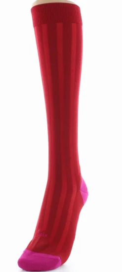 Best Berthe Aux Grands Pieds Chaussettes hautes en soie rouge