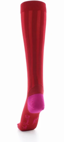 Best Berthe Aux Grands Pieds Chaussettes hautes en soie rouge