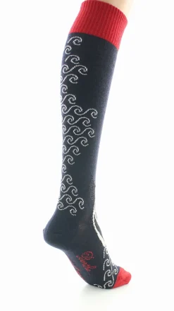 Hot Berthe Aux Grands Pieds Chaussettes hautes femme laine peignée la baleine