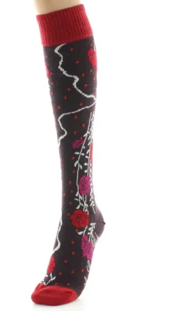 Online Berthe Aux Grands Pieds Chaussettes hautes femme laine peignée couleurs d'automne