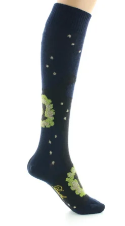 Hot Berthe Aux Grands Pieds Chaussettes hautes femme laine peignée nénuphar